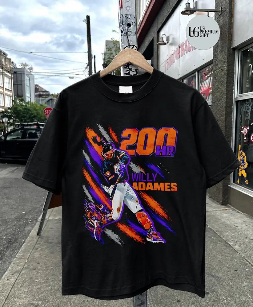 Willy Adames San Francisco Giants Baseball 200 Home Run shirt