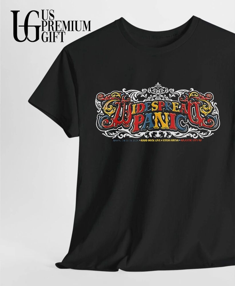 Widespread Panic Tour 2026 Atlantic City Music Lovers shirt