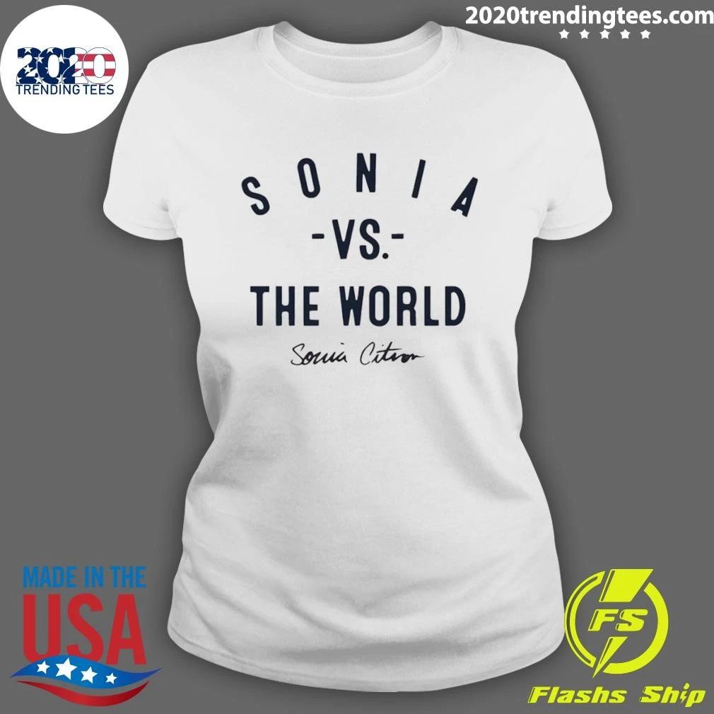 Sonia Citron Vs The World Usa Basketball Signature Shirt