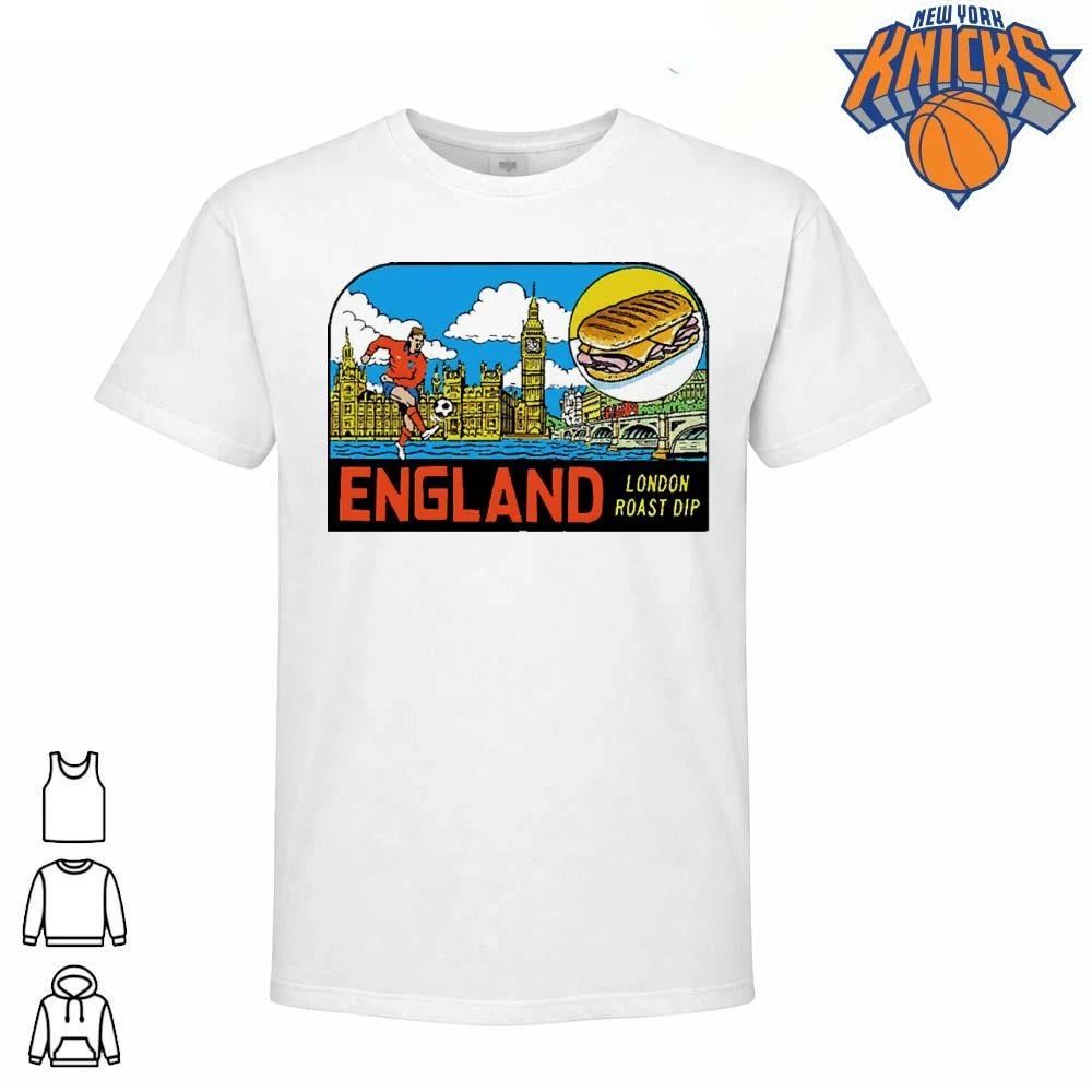 Vintage England Soccer London Roast Dip Big Ben Football Stadium Shirt