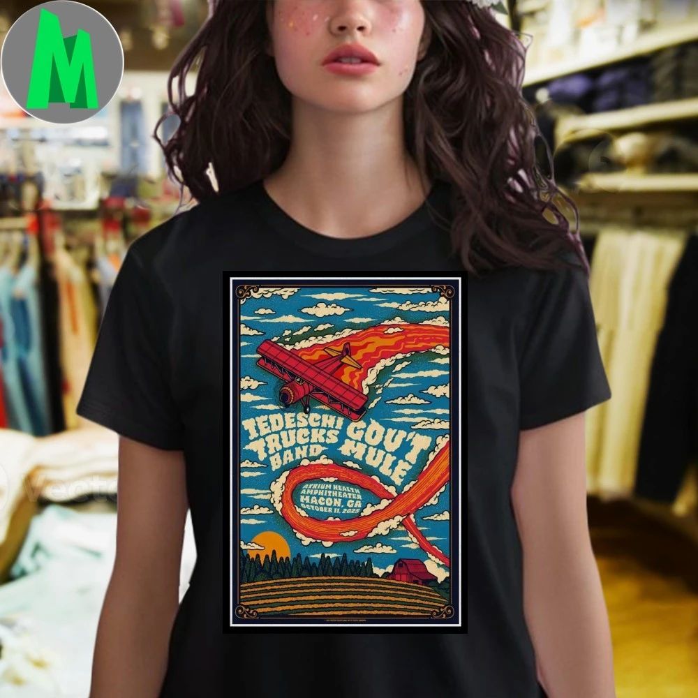 Tedeschi Trucks Band Macon, GA October 11 2025 Concert Poster Shirt