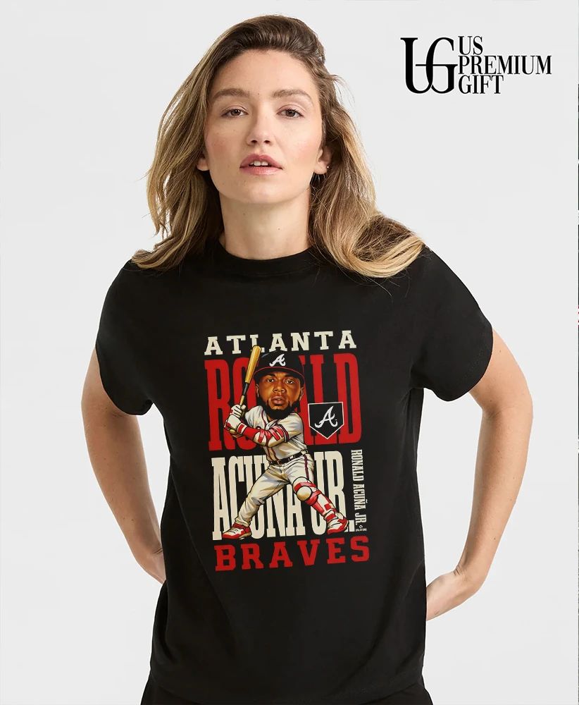 Ronald Acuna Jr. Atlanta Braves baseball 2026 caricature shirt