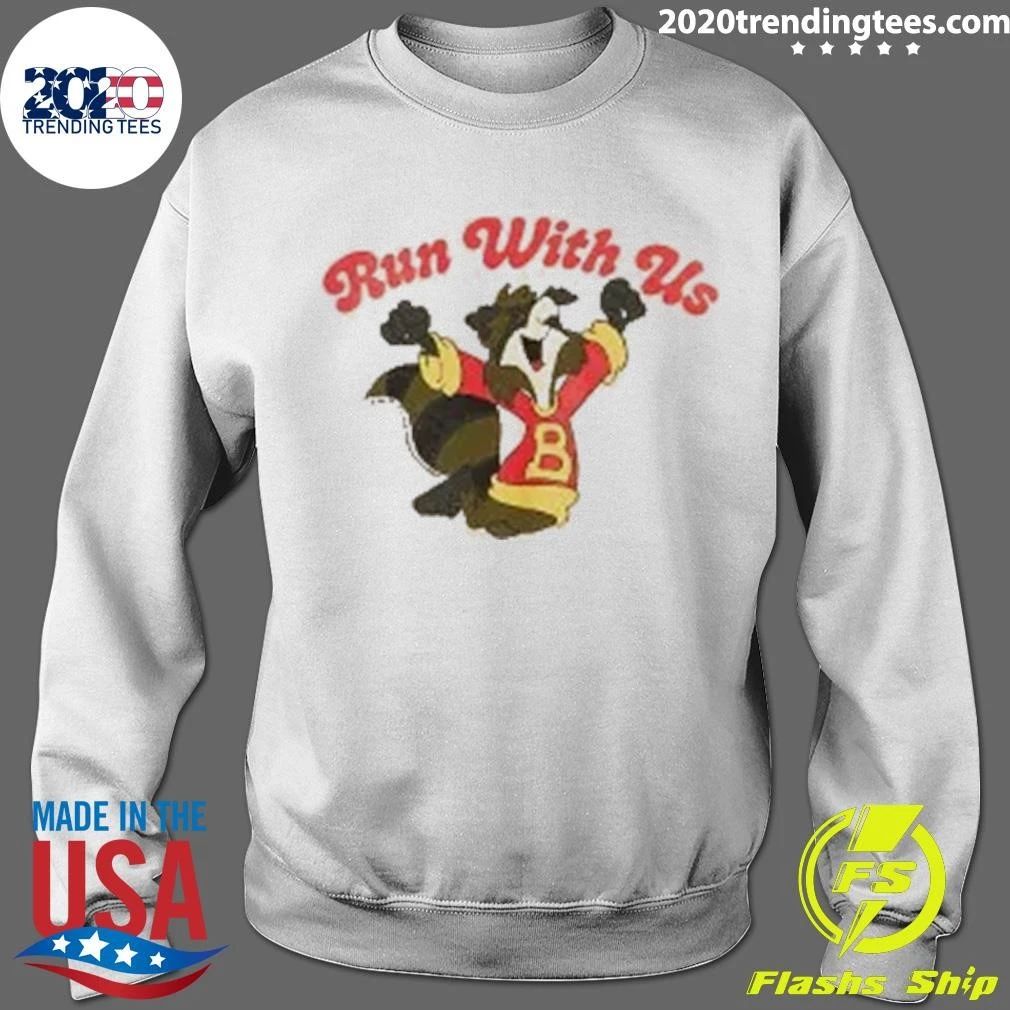 The Raccoons Bert Run With Us Natural Shirt
