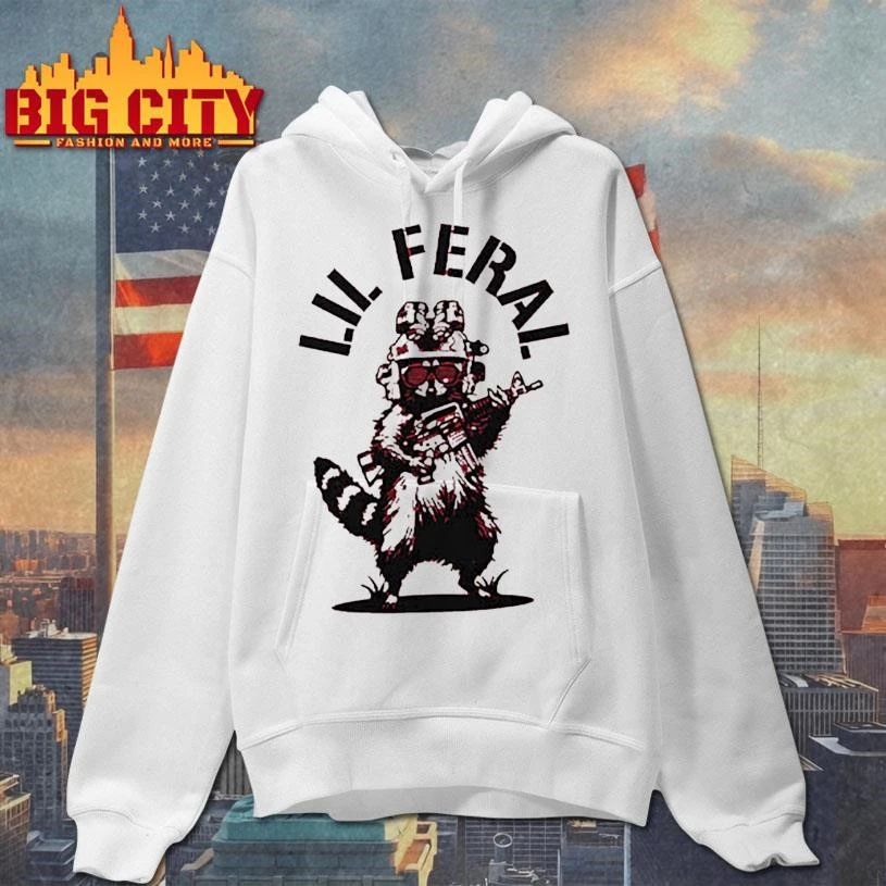 Lil Feral Raccoon Graphic Shirt