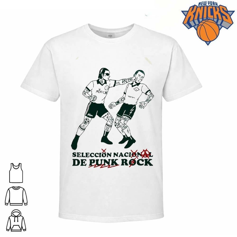 Seleccion Nacional De Punk Rock Mexico Football Fight Graphic Shirt