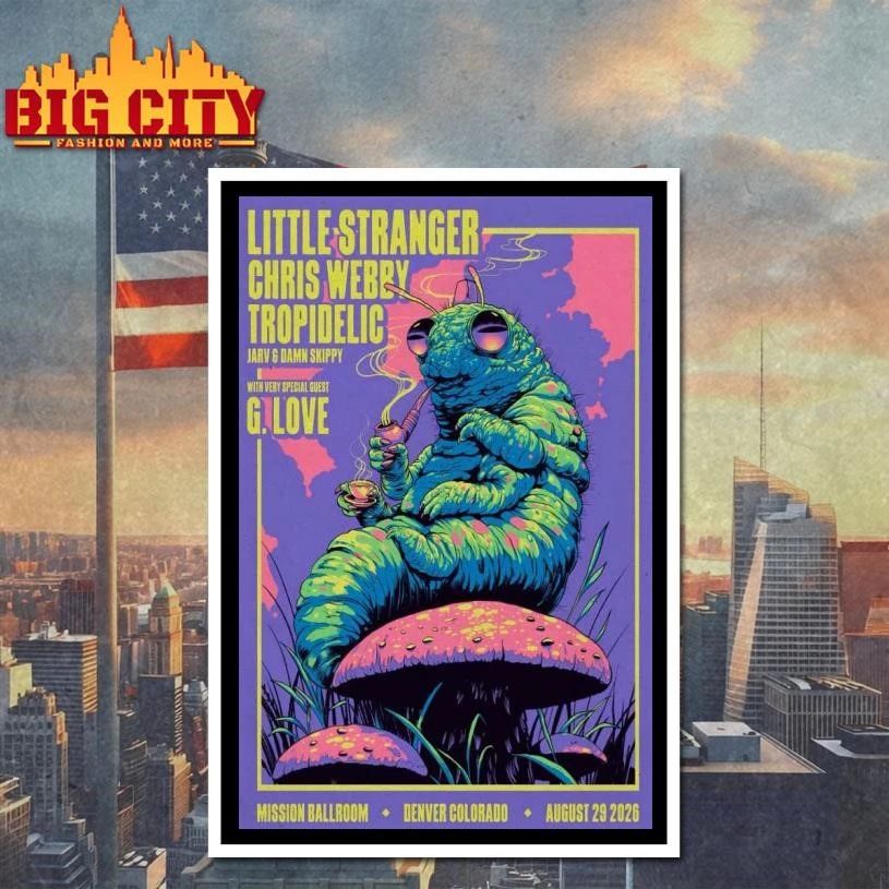 Little Stranger August 29 2026 At The Mission Ballroom Show Poster Shirt