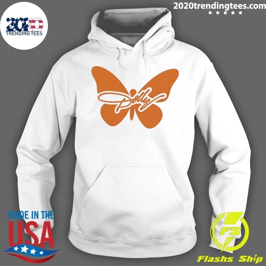 Dolly Tennessee Orange Butterfly Shirt
