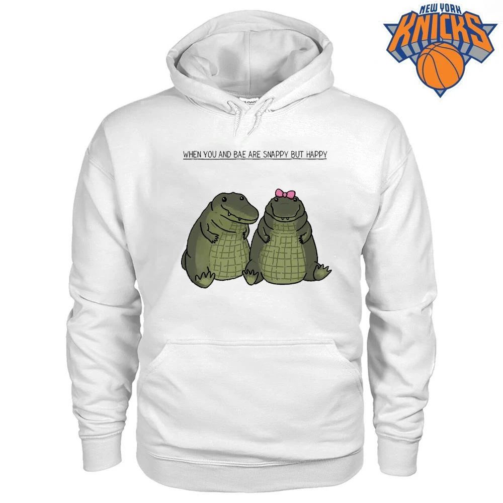 When You And Bae Are Snappy But Happy Cute Alligator Couple Shirt
