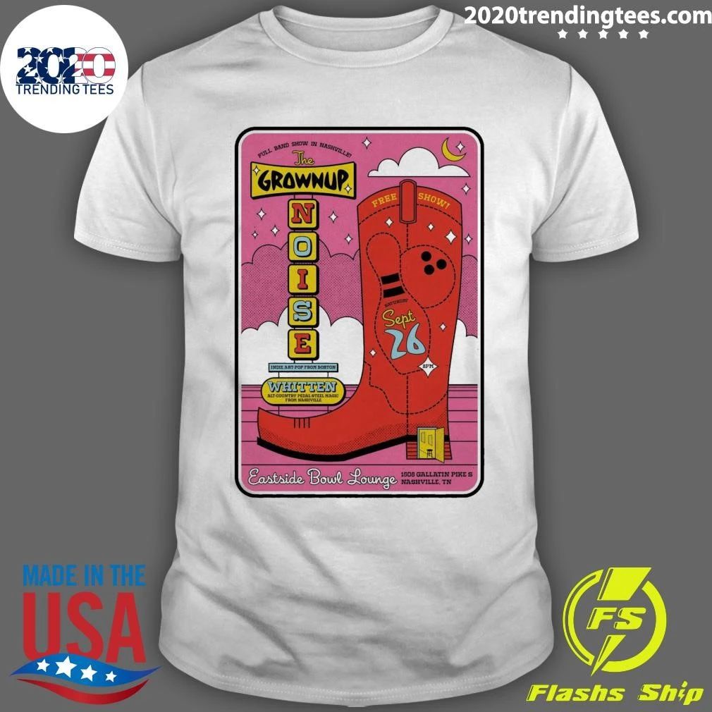 The Grownup Noise Nashville TN, September 26 2026 Tour Shirt
