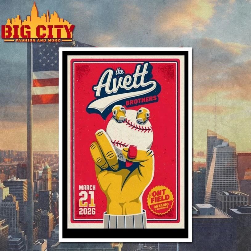 The Avett Brothers Ont Field March 21 2026 Poster Shirt