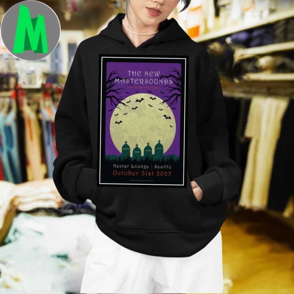 The New Mastersounds October 31 2025 Seattle, Washington Poster Shirt