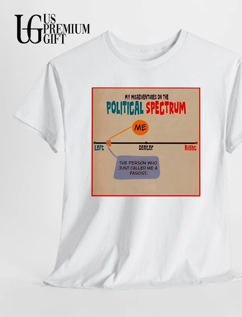 Political Spectrum the person who just called me a fascist shirt