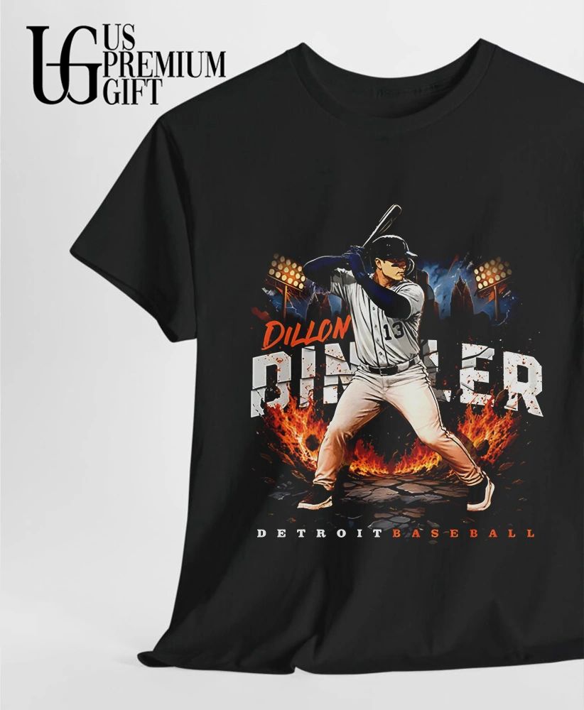 Dillon Dingler Detroit Tigers baseball 2026 Burst signature shirt