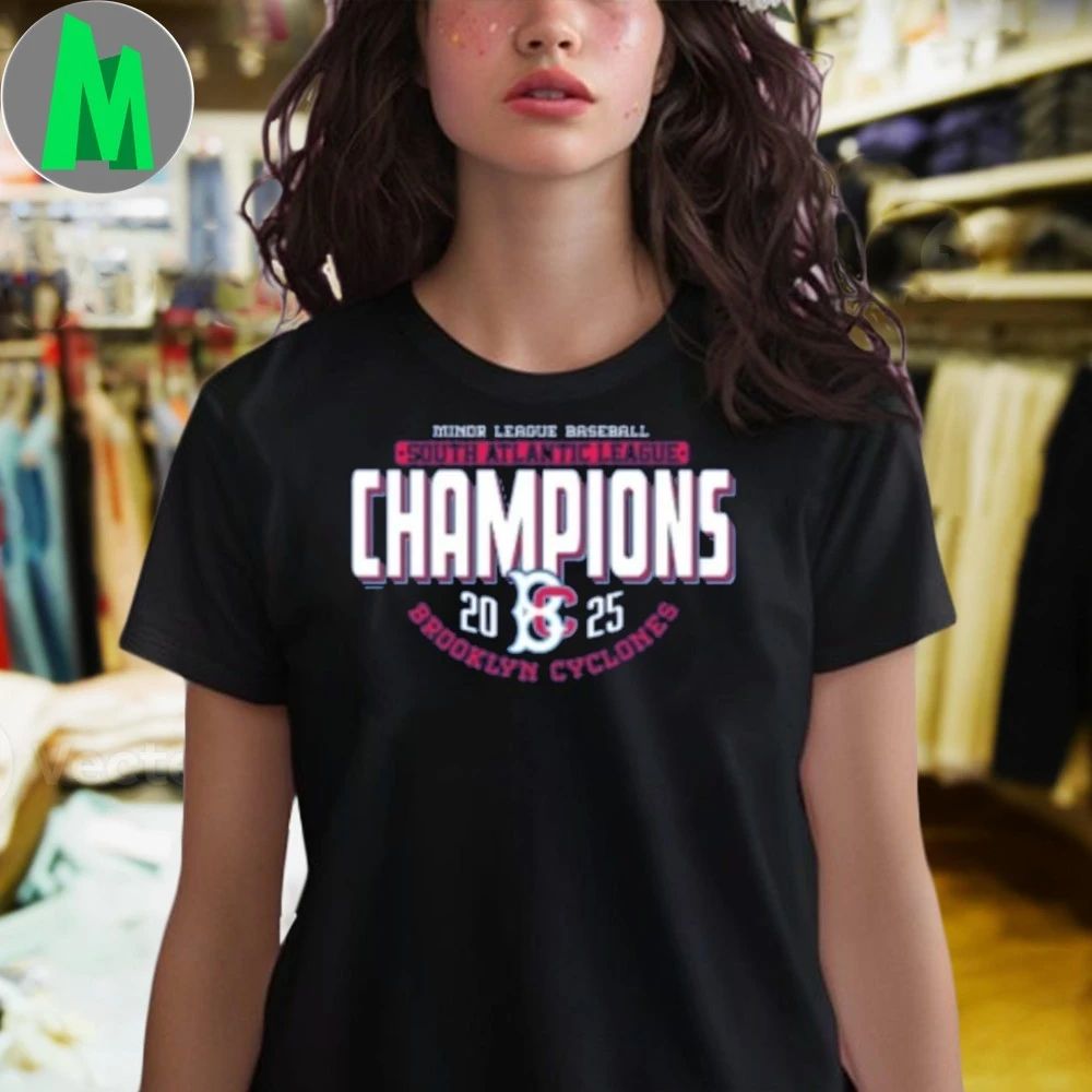 Minor League Baseball South Atlantic League Champions 2025 Brooklyn Cyclones Shirt