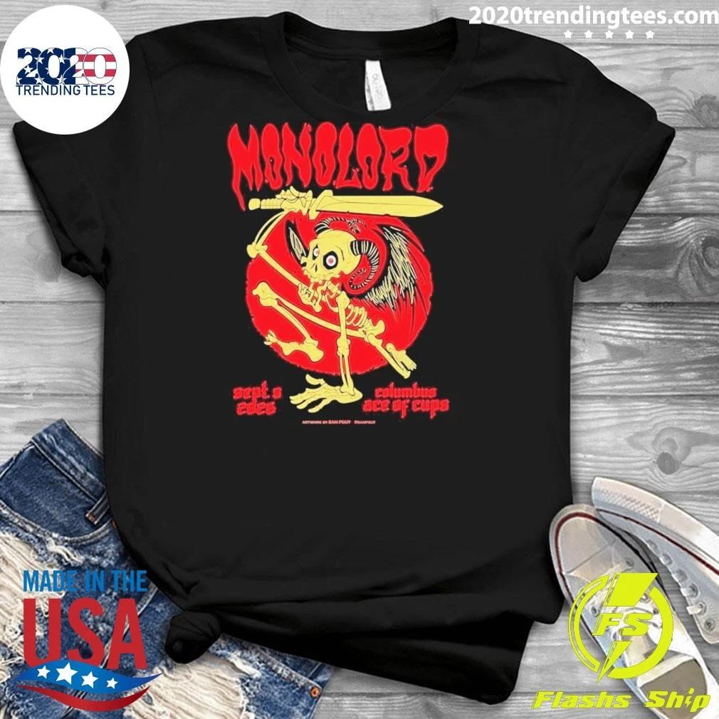 Monolord Ace Of Cups Event Page in Columbus OH Sept 8 2026 Shirt