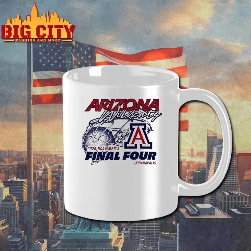 Arizona Wildcats 2026 NCAA Final Four White College Shirt