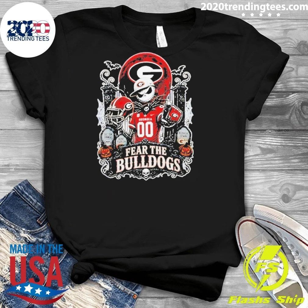 Fear the Bulldogs Georgia Jack Skellington Halloween 2026 Shirt