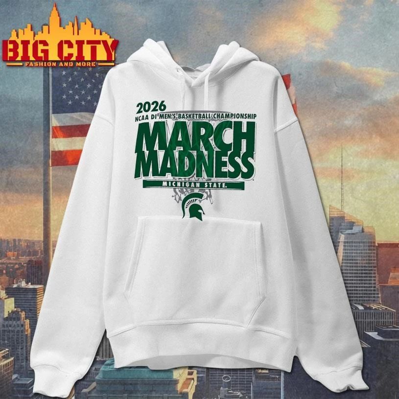 Michigan State Spartans March Madness NCAA DI Men’s Championship 2026 College Basketball Shirt
