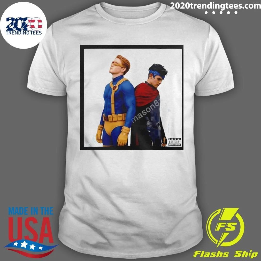 Cyclops And Wiccan Heartstopper X X-men Shirt