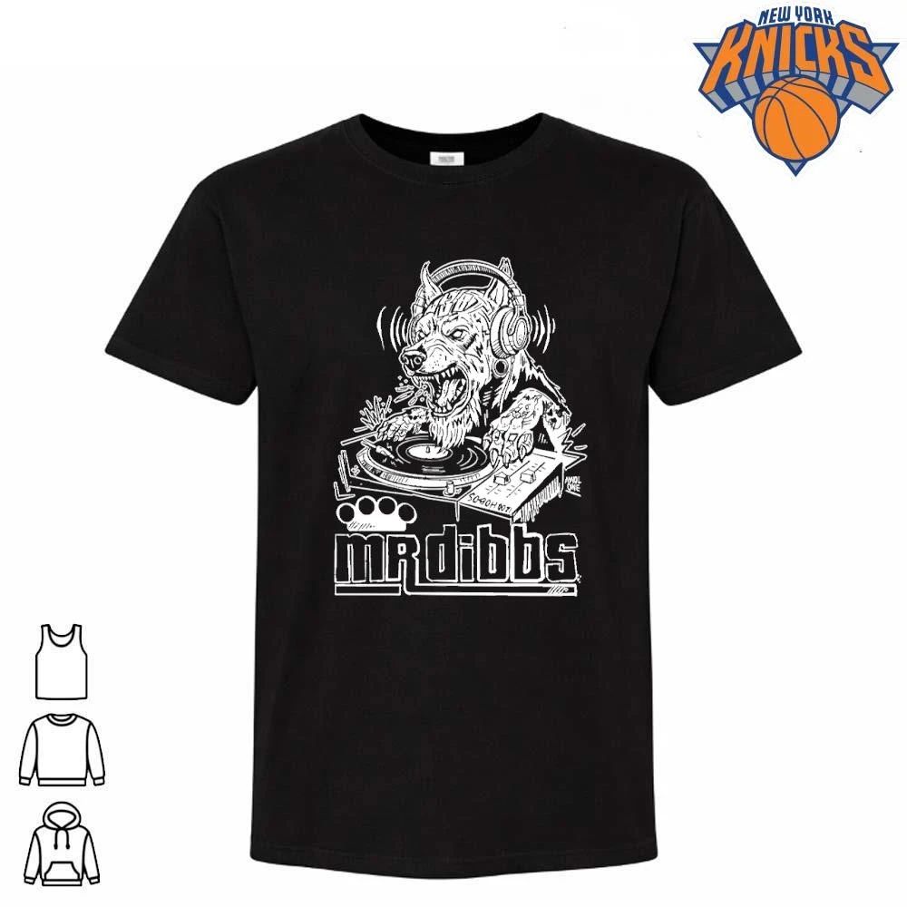 Mr Dibbs Hip Hop DJ Wolf Turntable Graphic Tee Music Fan Shirt