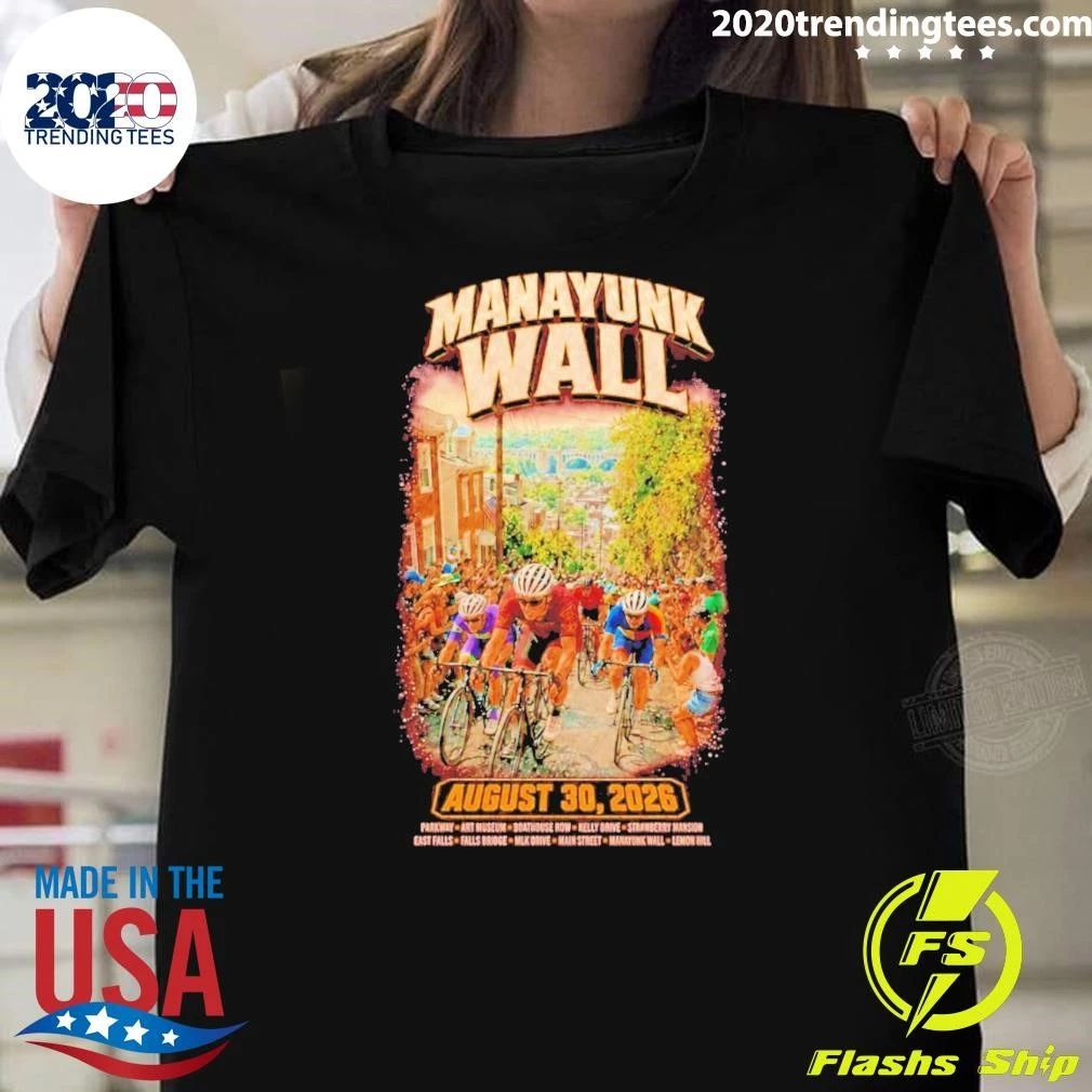 Manayunk Wall 2026 Commemorative Philadelphia Shirt