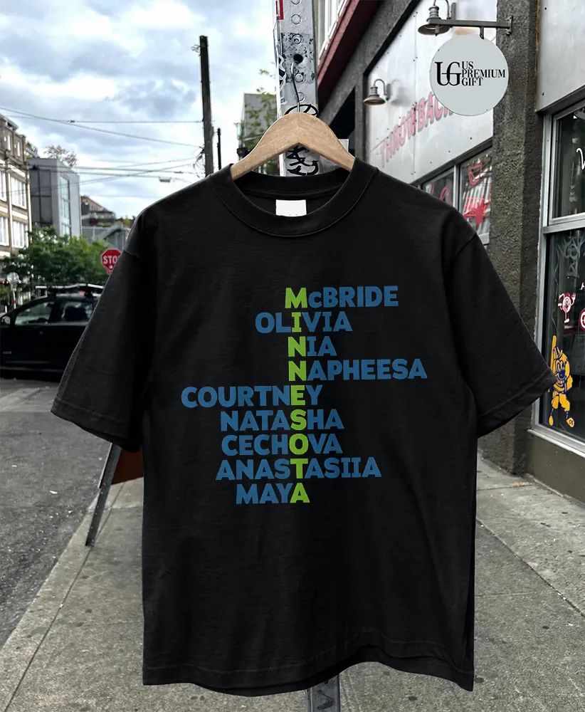 Kayla McBride Napheesa Collier WNBA Minnesota Lynx Players List Name shirt