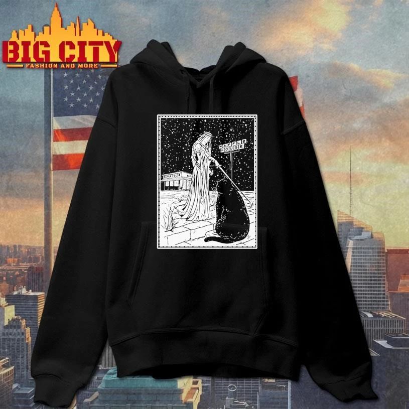 Medieval Cat Waffle House Tarot Style T Shirt