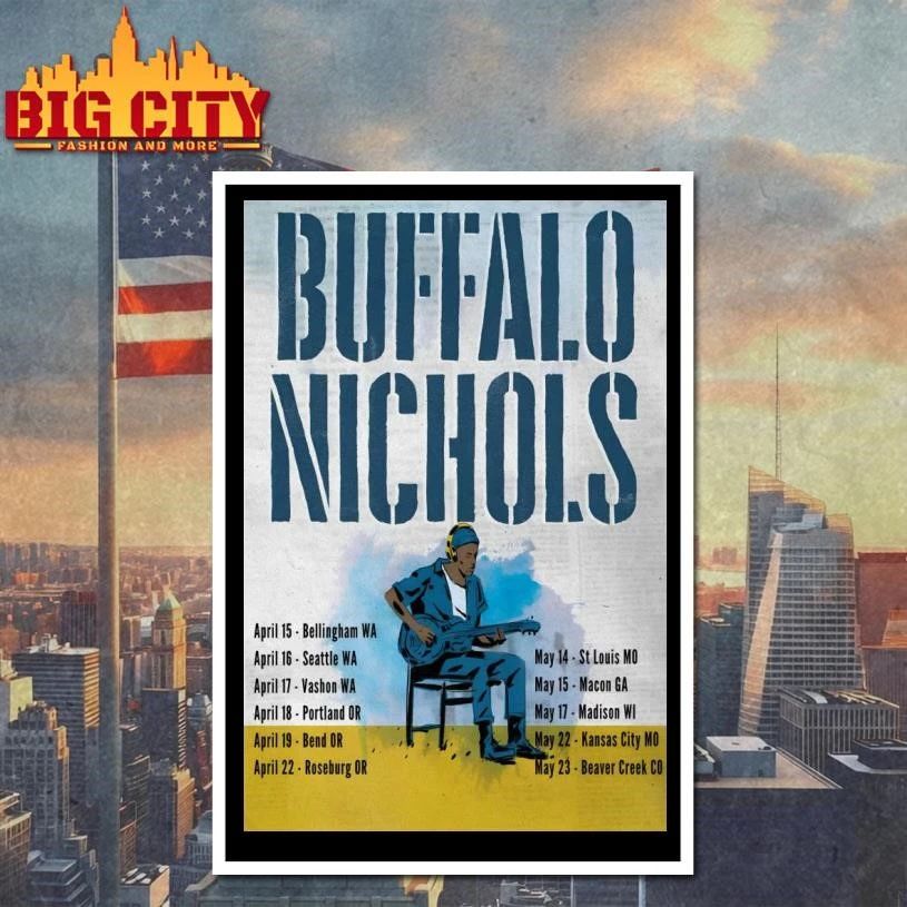 Buffalo Nichols Summer Tour 26 Poster Shirt