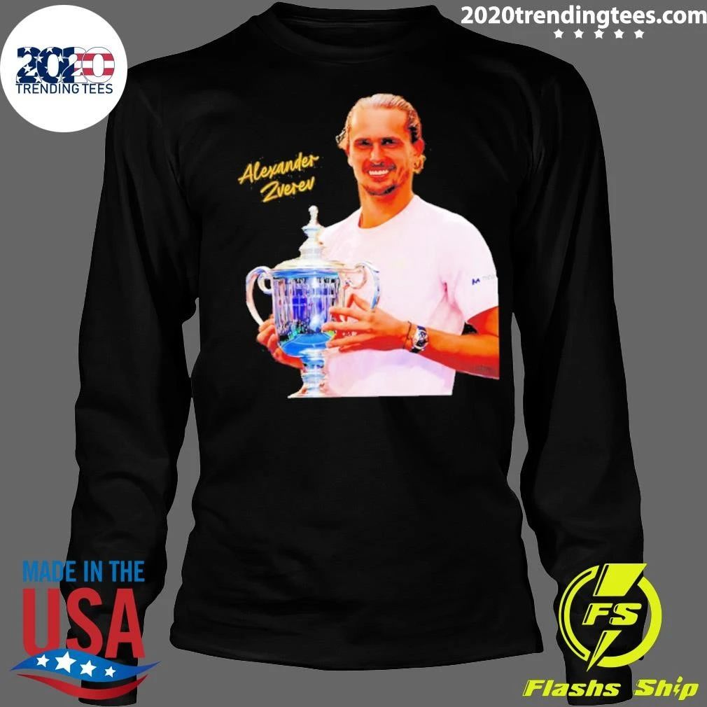 Alexander Zverev Us Open Champion 2026 Trophy Shirt