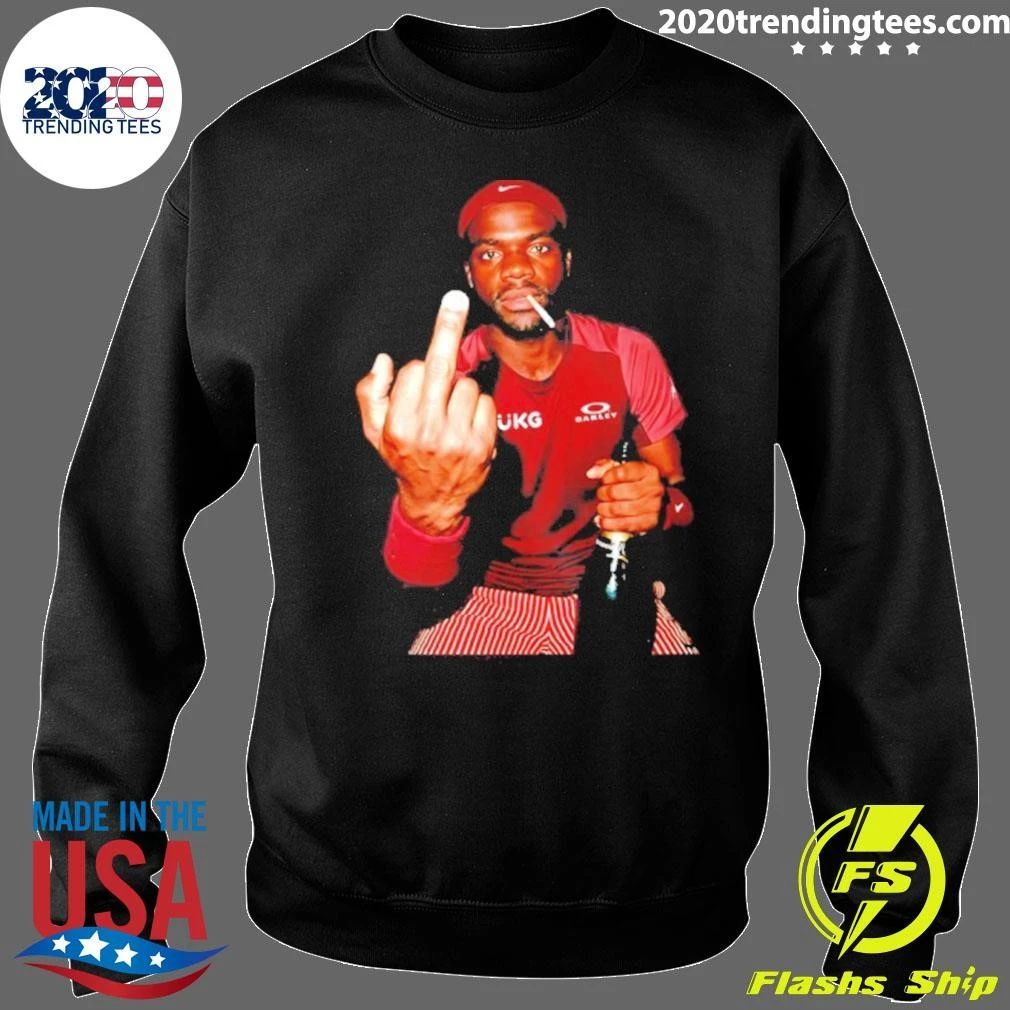 Frances Tiafoe 2026 Middle Finger Smoking And Beer Shirt