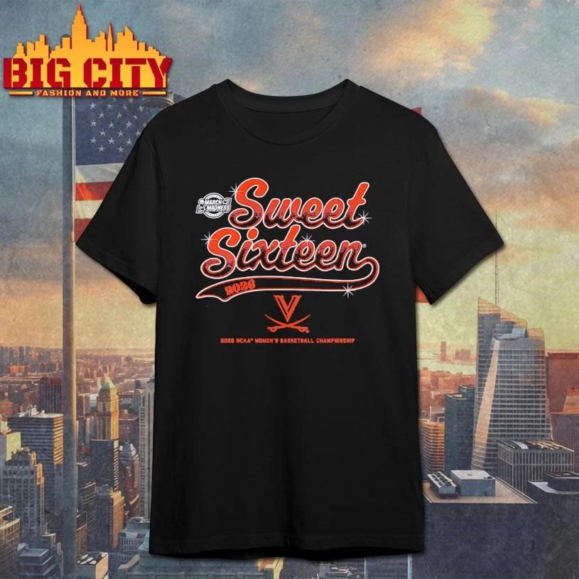 Virginia Cavaliers WBB 2026 Sweet Sixteen College Basketball Shirt