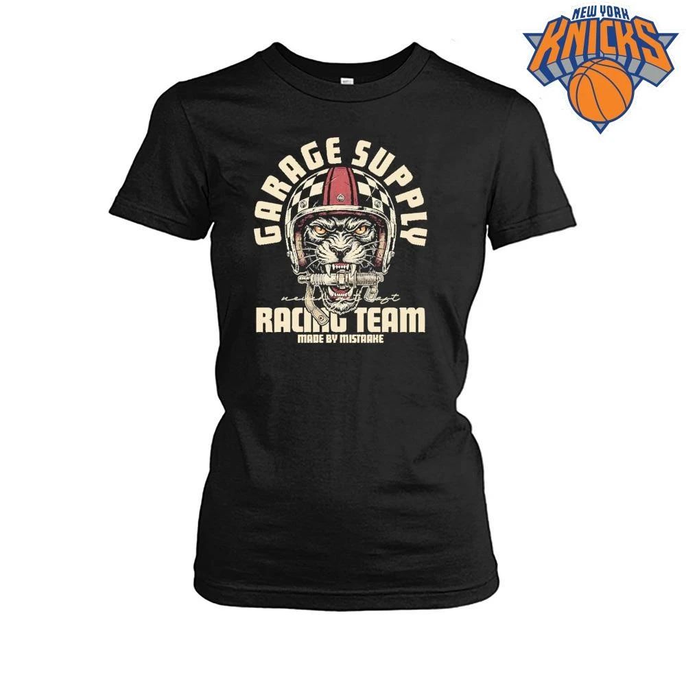 Garage Supply Racing Team Aggressive Black Panther Motorcycle Helmet Spark Plug Shirt