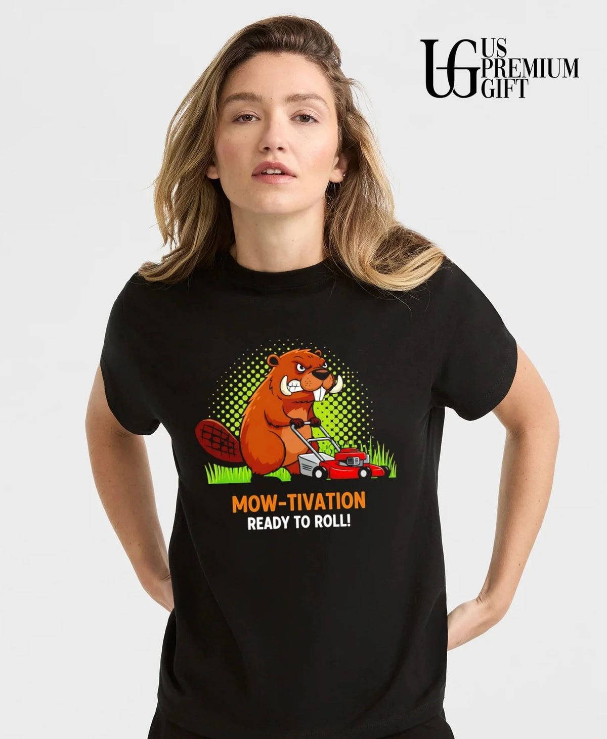 Beaver Mowing Lawn Mow-Tivation Ready To Roll shirt