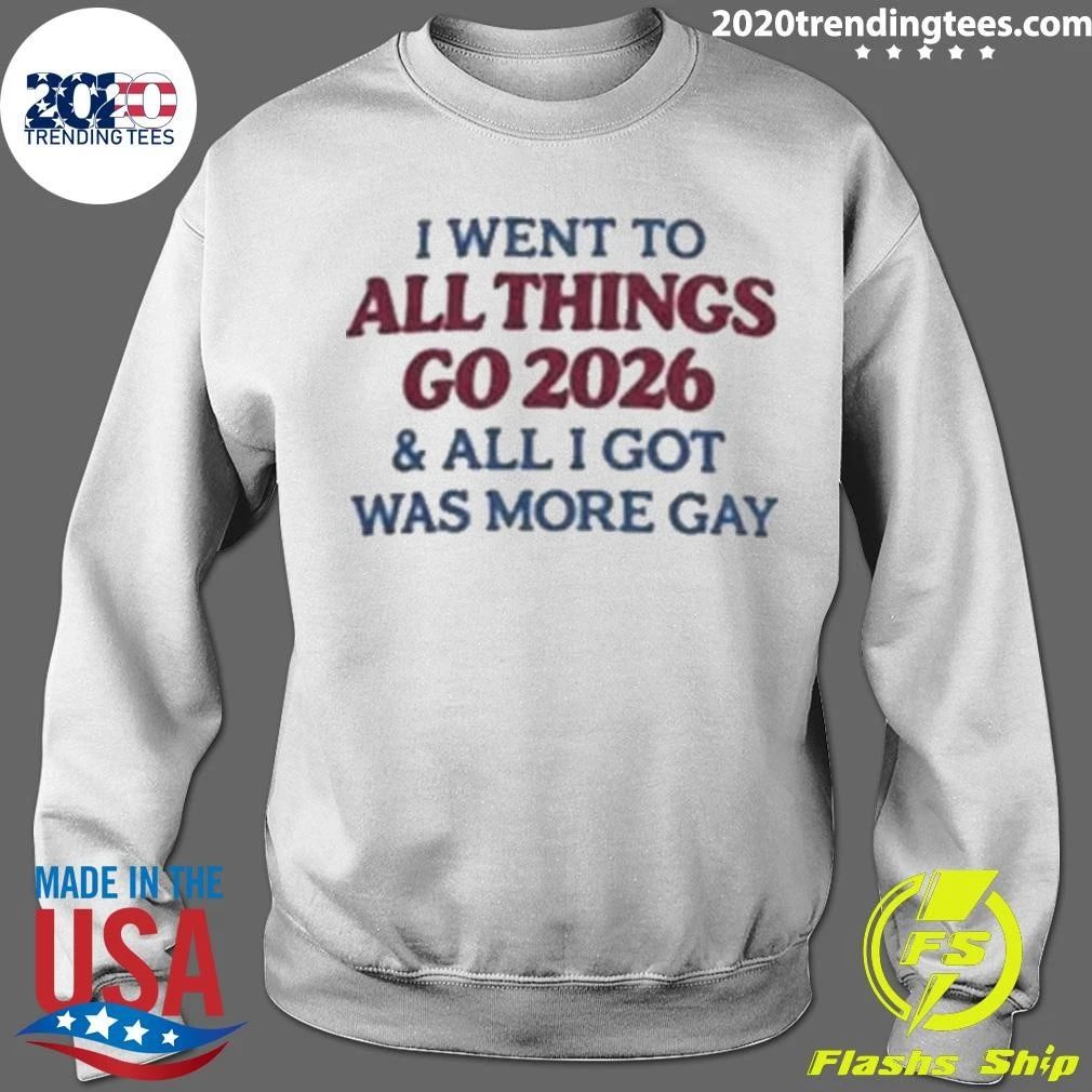 All Things Go NYC Festival 2026 Merch Got More Gay Ringer Tee Shirt