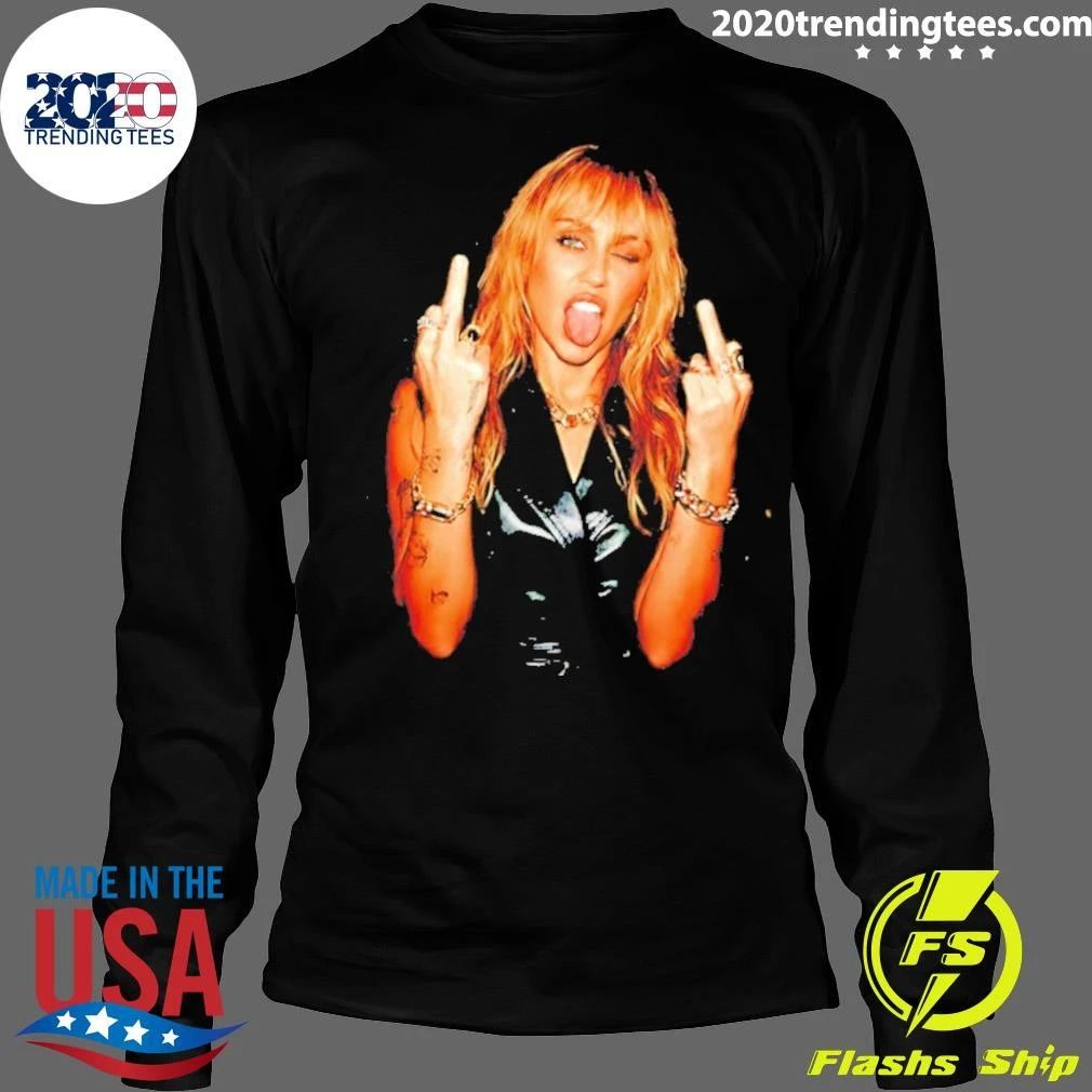 Miley N1 Middle Finger 2026 Graphic Shirt