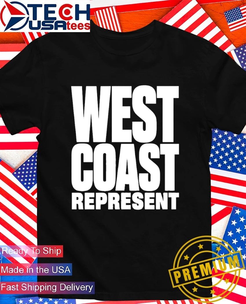 West Coast Represent shirt