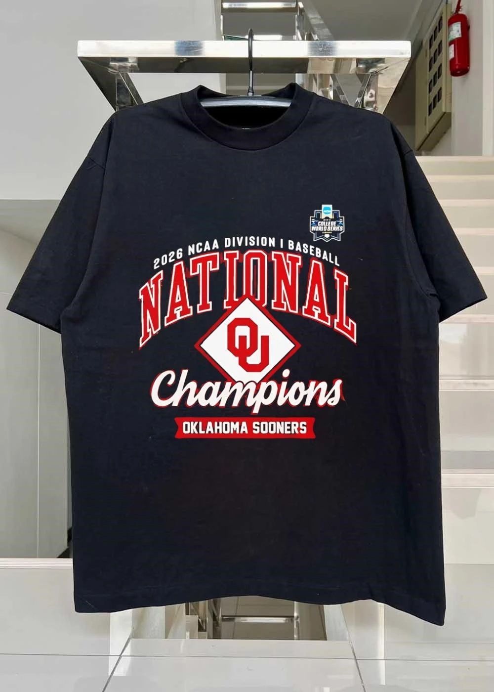 2026 NCAA Division I Baseball National Champions Oklahoma Sooners shirt