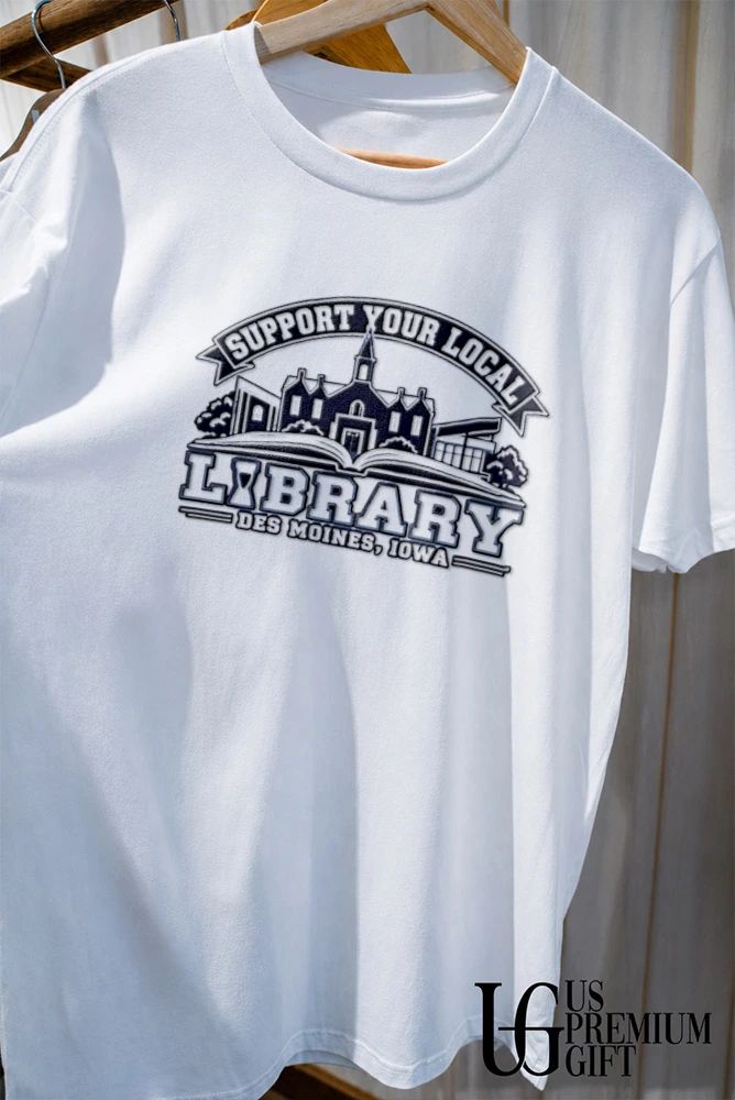 The library cafe support your local Library shirt