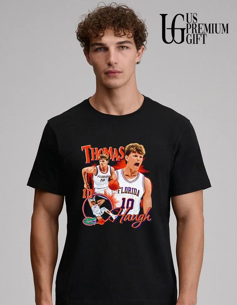 Thomas Haugh Florida Gators Basketball 10 Team NCAA Player shirt