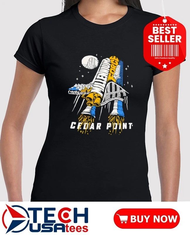 Millennium Force Wordscape Cedar Point shirt