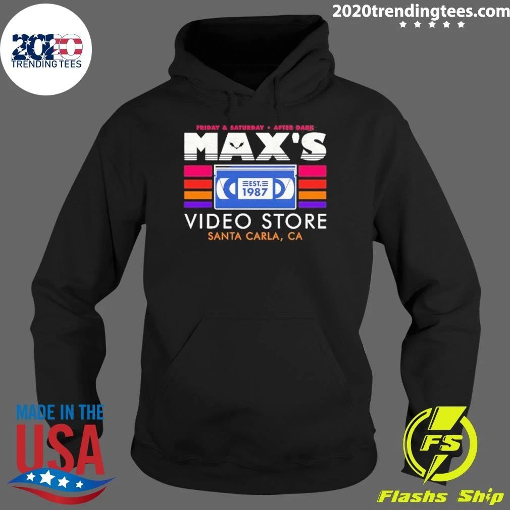 Max’s Video Store Santa Carla Ca Est 1987 Shirt