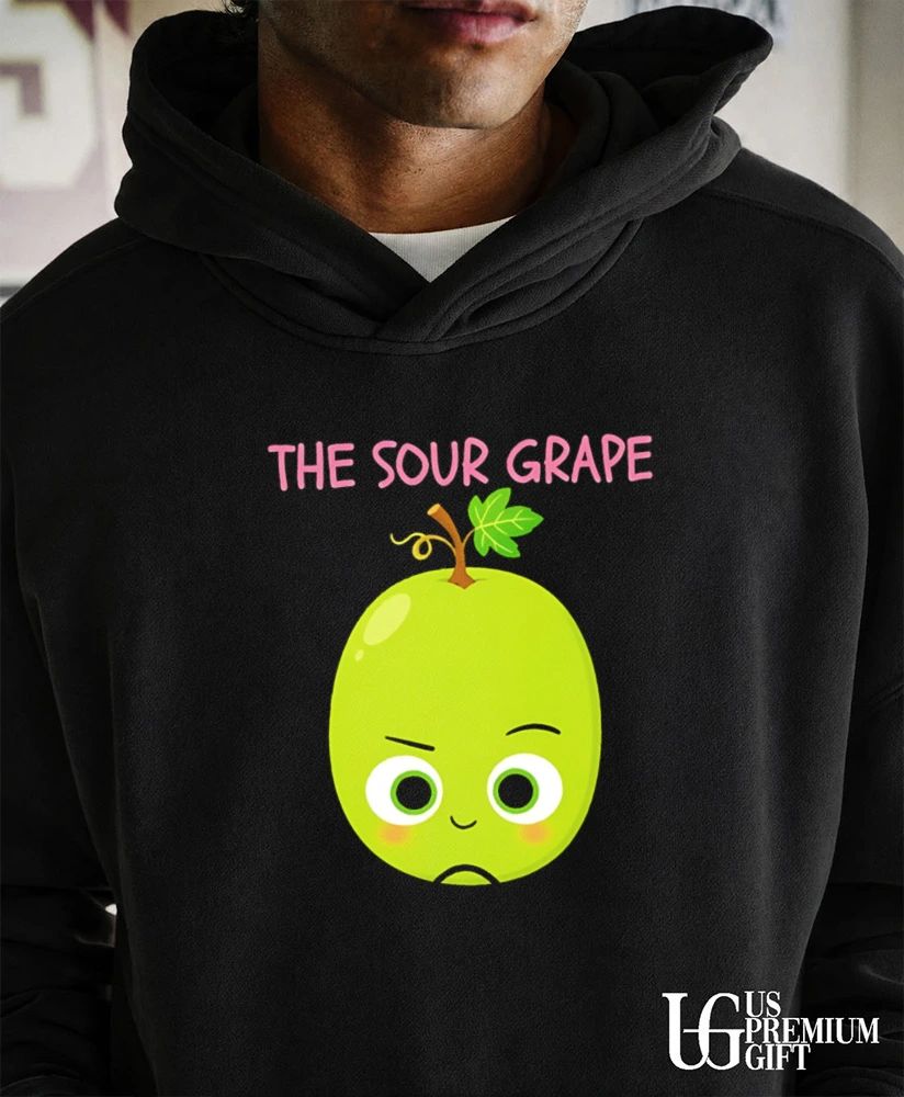 The sour grape cute fruit shirt