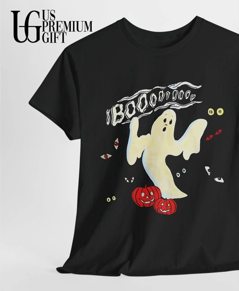 Kristin Jones wearing is that Boo Halloween shirt
