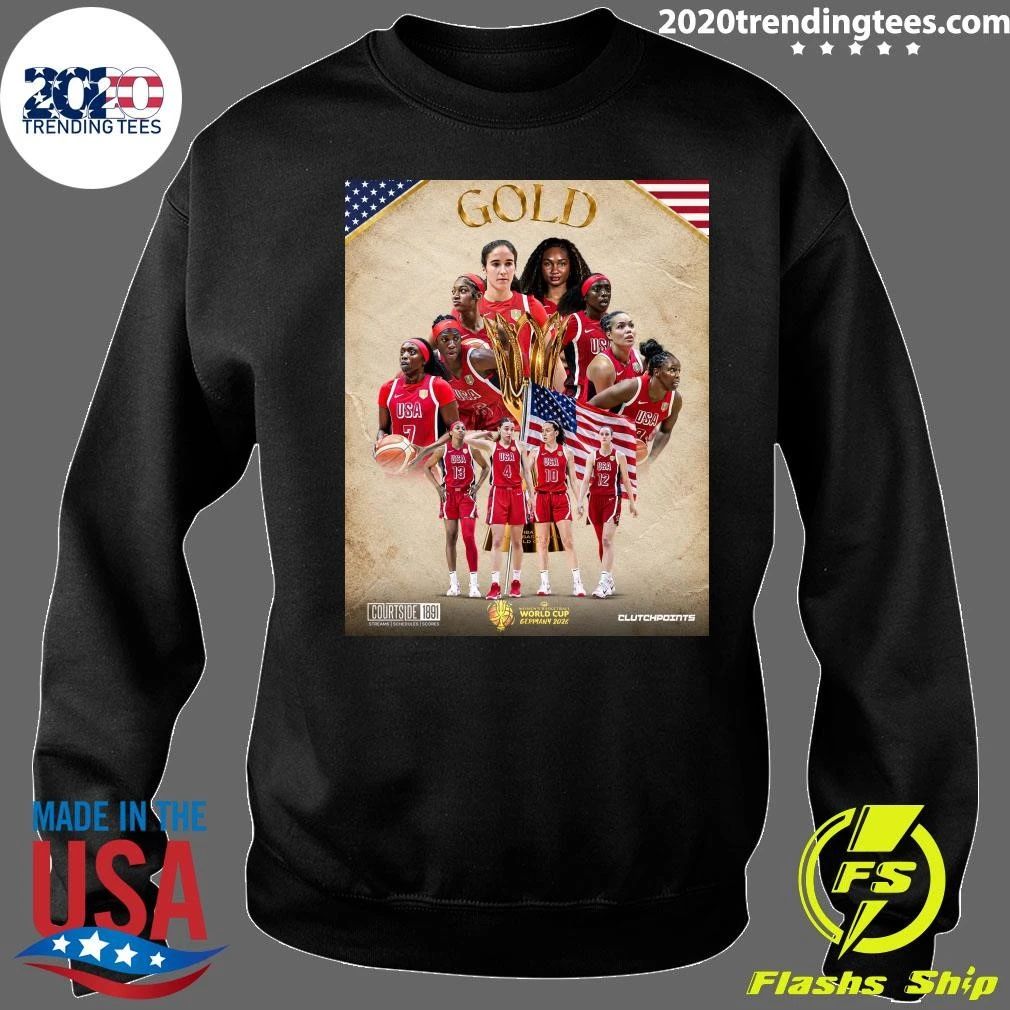 Team USA Wins The Gold Medal At The 2026 FIBA Women’s World Cup Shirt
