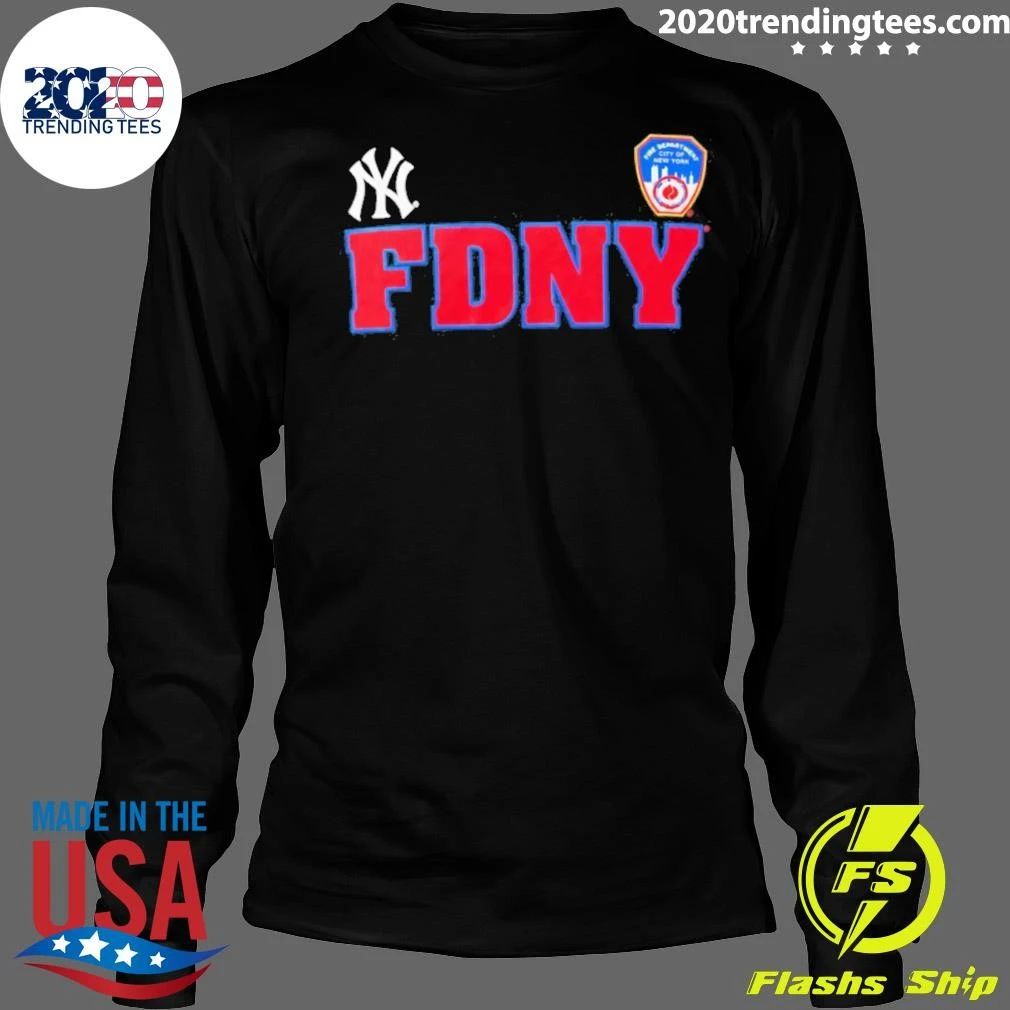 New York Yankees Fdny First Responders 9.11 Logo Shirt