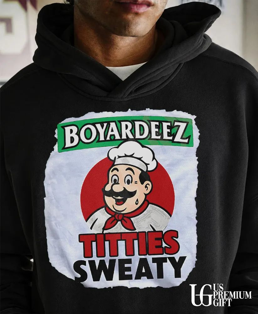 Chef Boyardee parody Boyardeez Titties Sweaty T-shirt