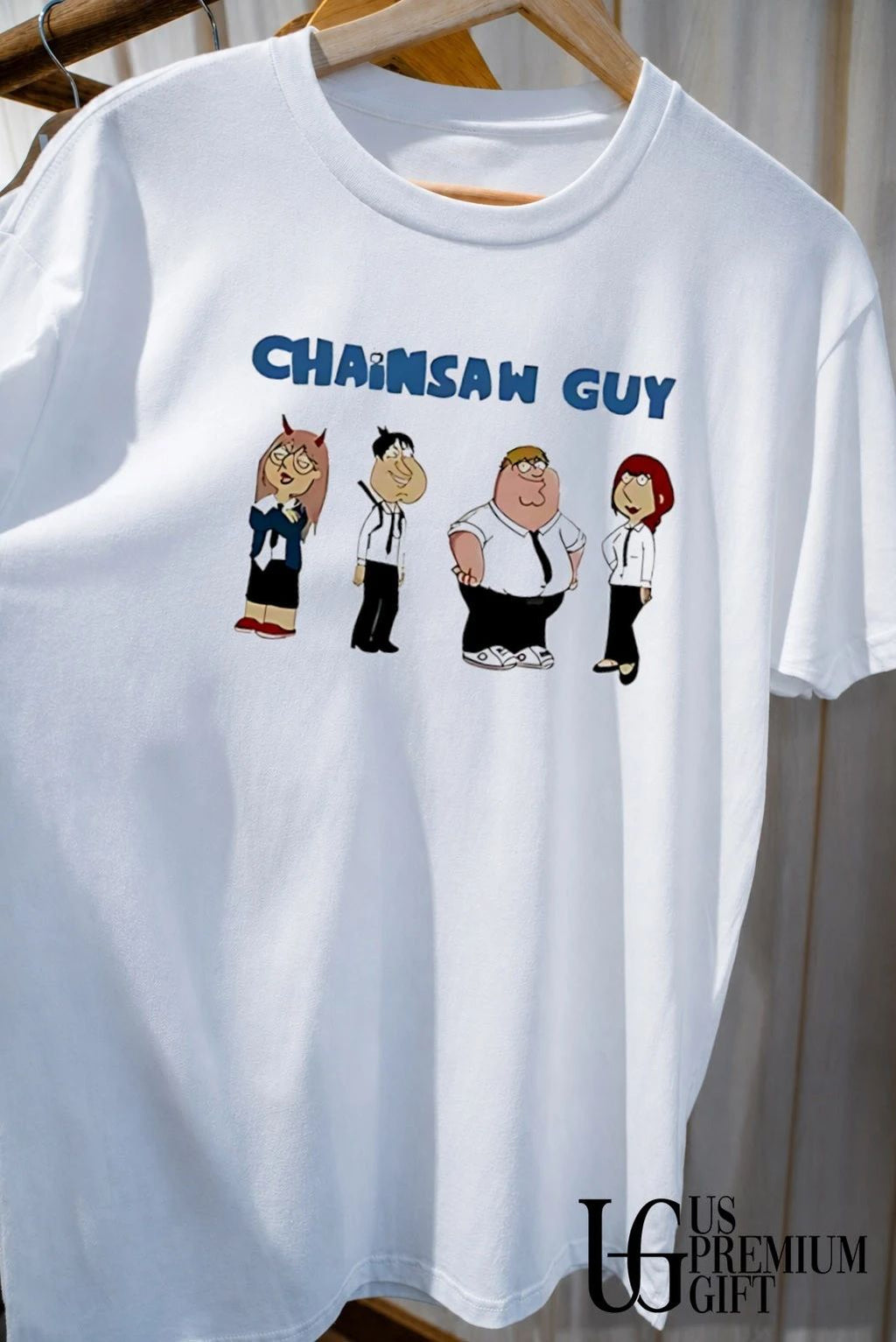Chainsaw Guy parody shirt