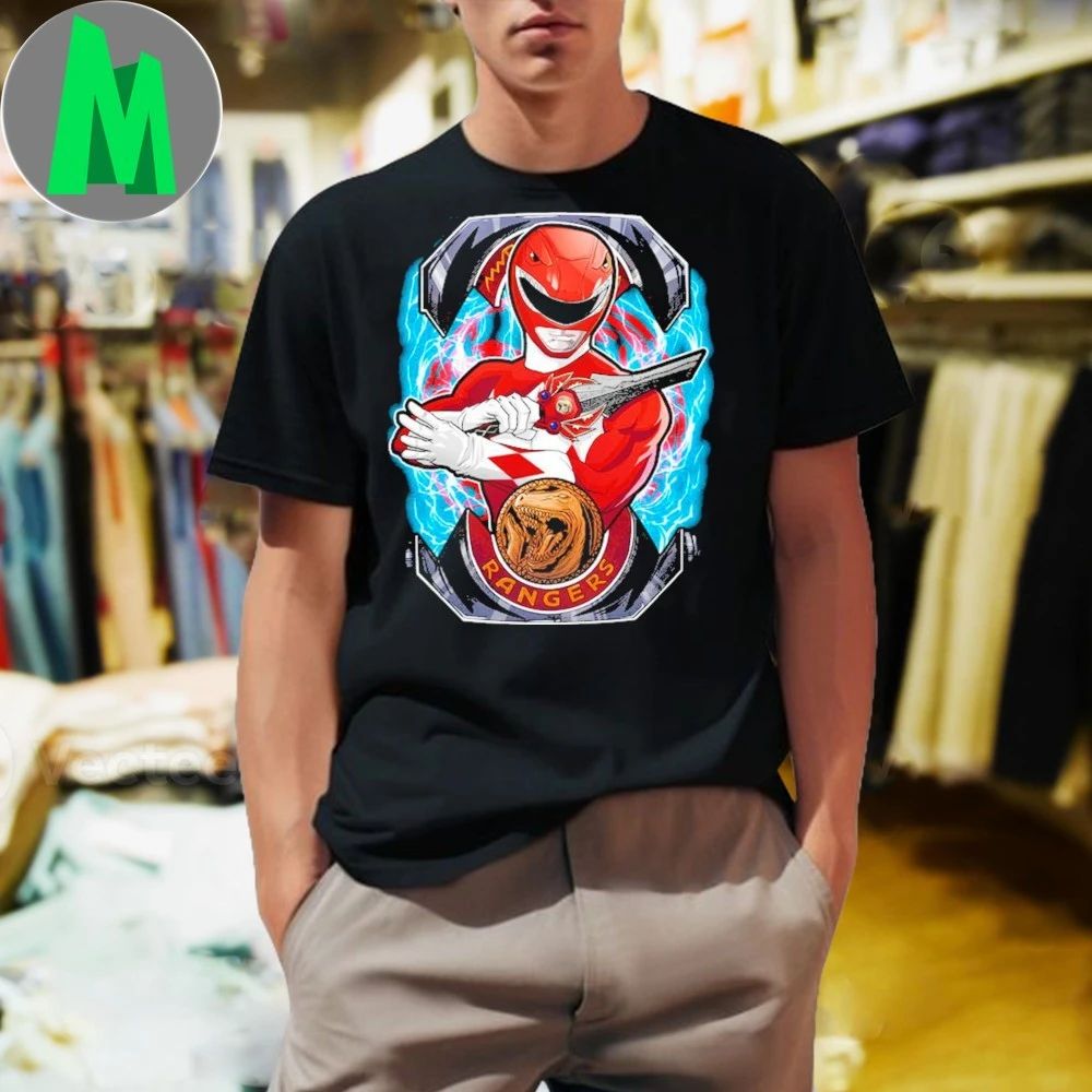 Mighty Morphin Power Rangers Tyrannosaurus Morphin Time Shirt