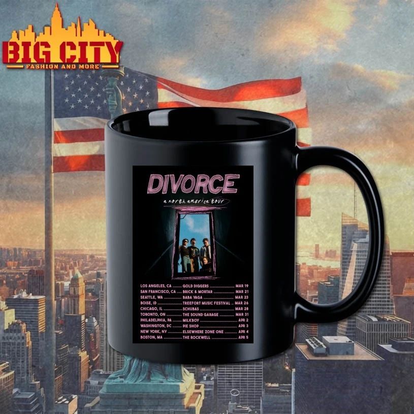 Divorce A North America 2026 Tour Poster T-shirt
