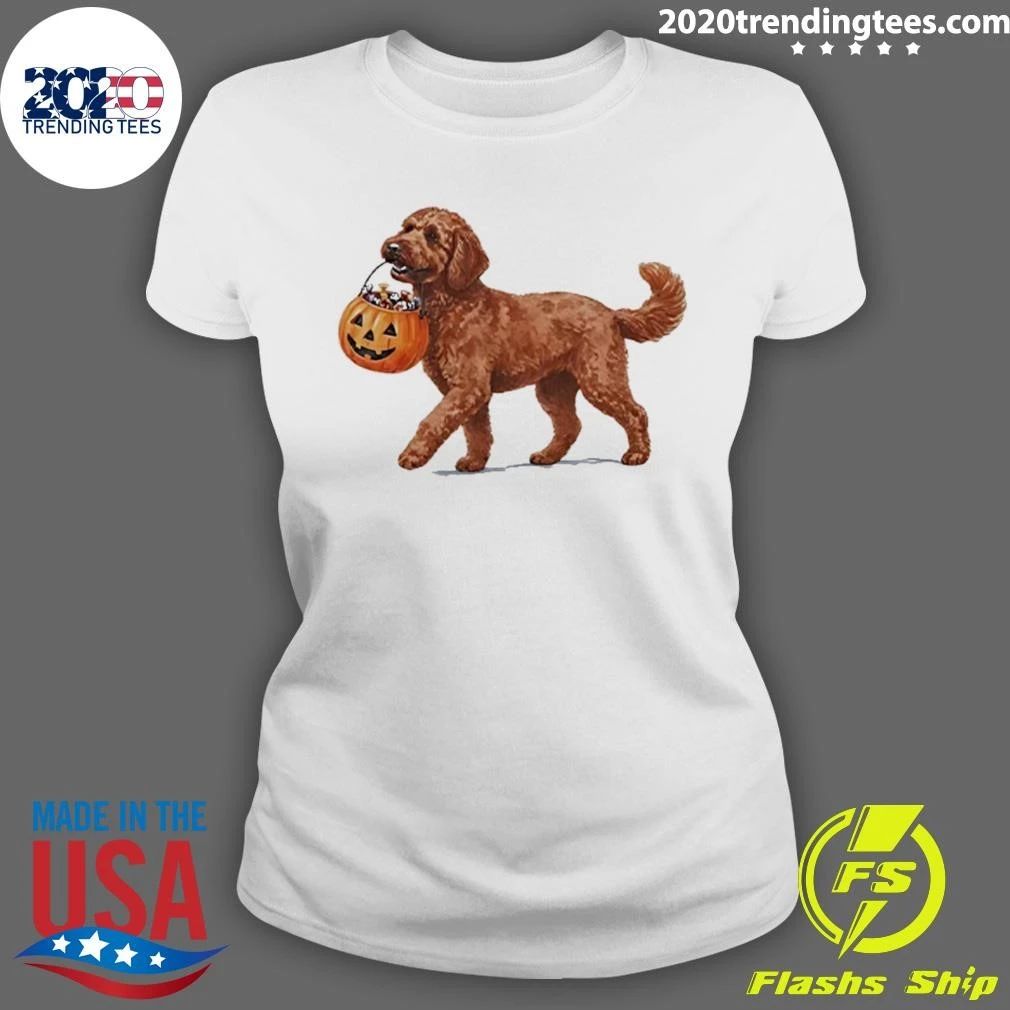 Goldendoodle Halloween Spooky Dog 2026 Shirt